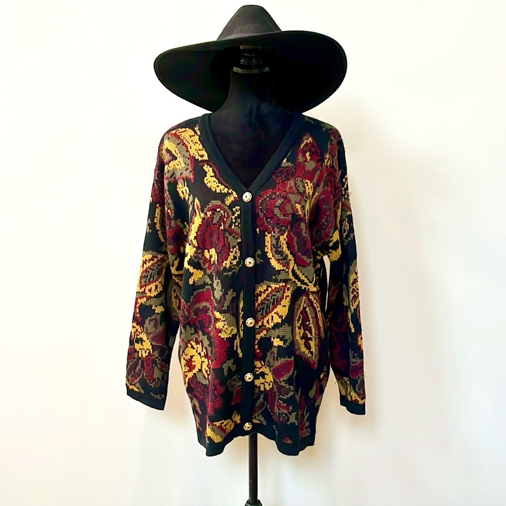 Vintage Floral Cardigan